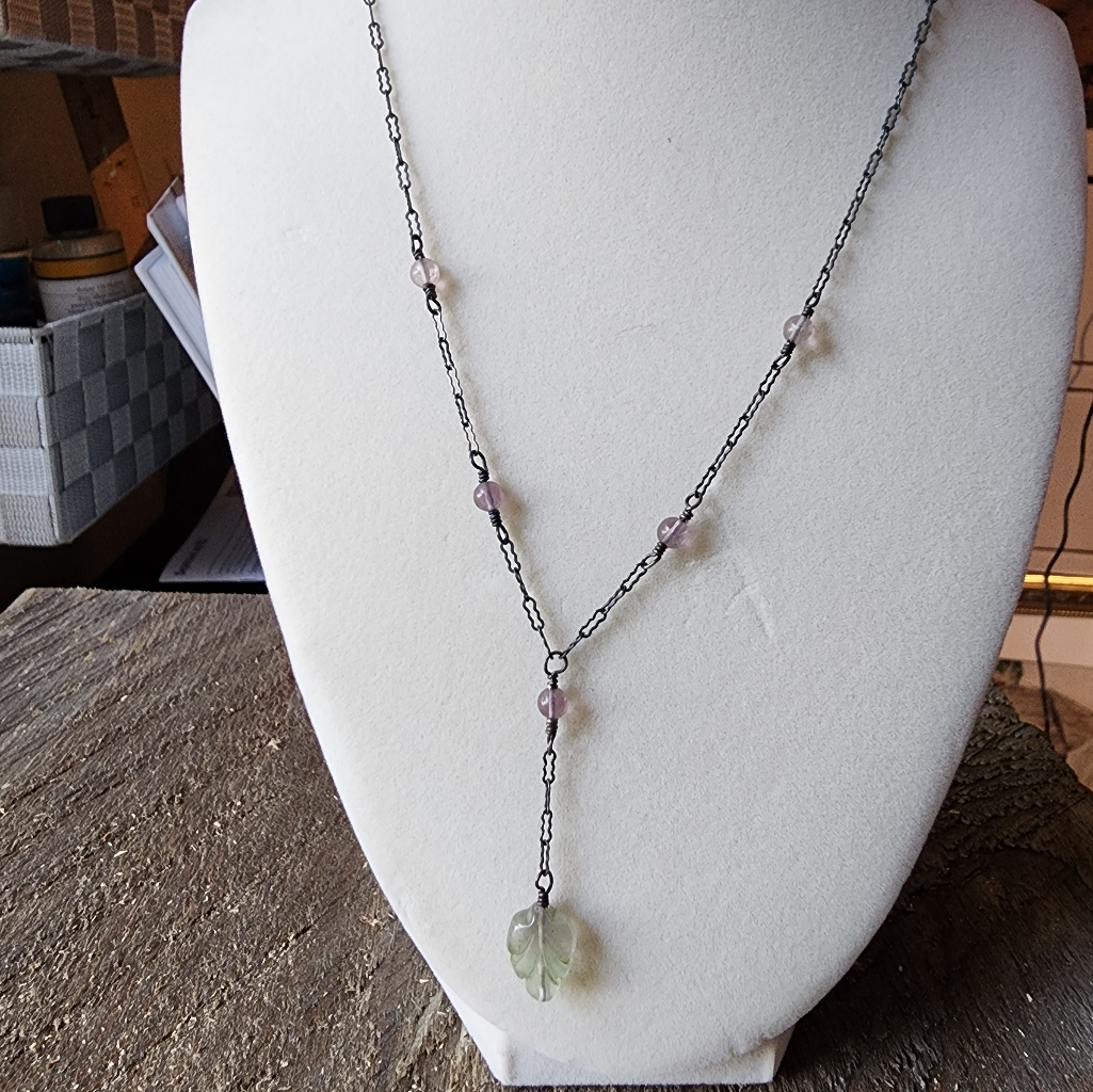 Jade Beaded Necklace 26$